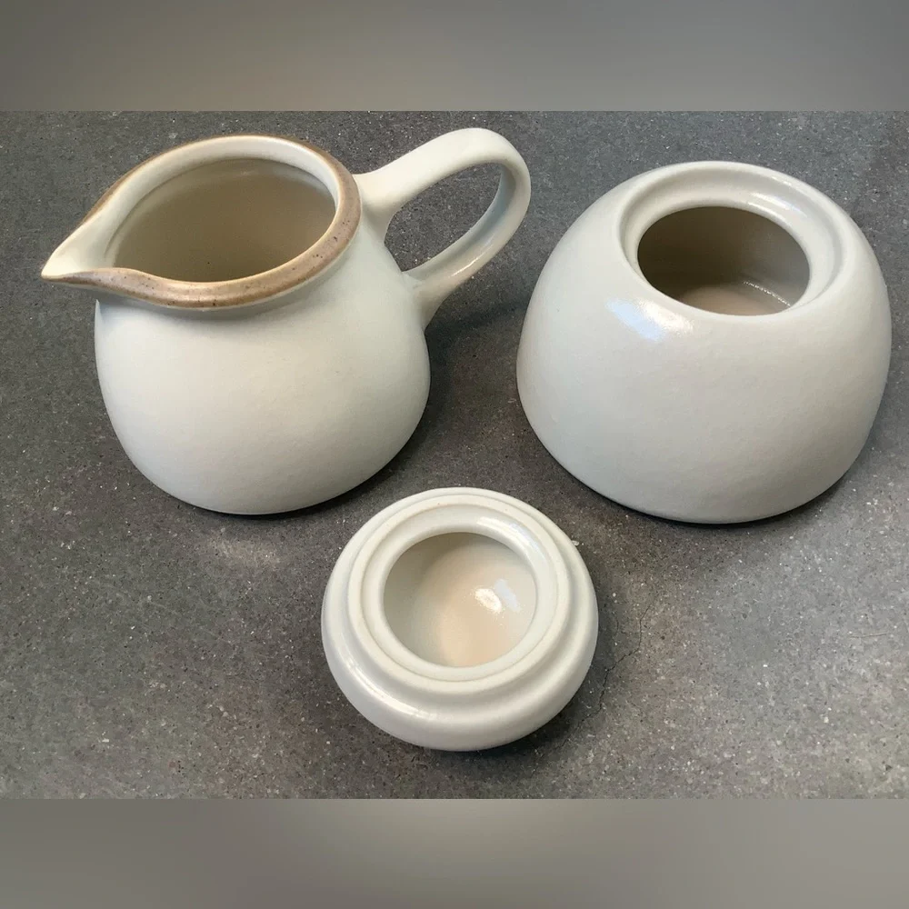 DANSK Santiago Stoneware Sugar and Creamer Set